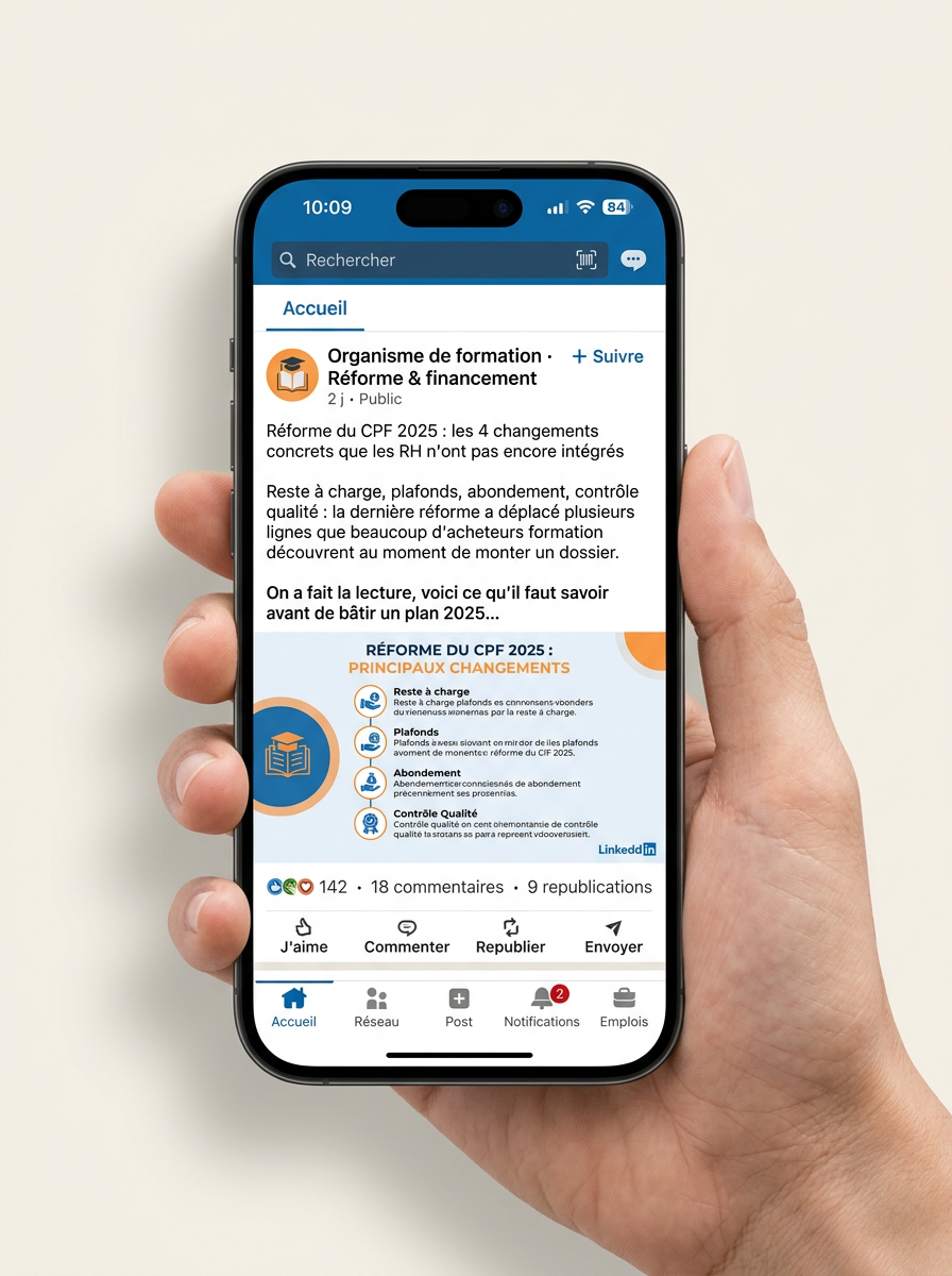 Famosa pour les organismes de formation — Communication LinkedIn ...